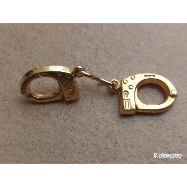 PINS GENDARMERIE NATIONALE PAIRE DE MENNOTTE COULEUR DOREE OR