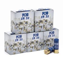 5 BOITES FOB SUBSTITUT ZH 32-STD PLOMB 06A Acier Standard - Cal. 12/70 ZH32 PLOMB N&deg; 6A LIV GRATIS
