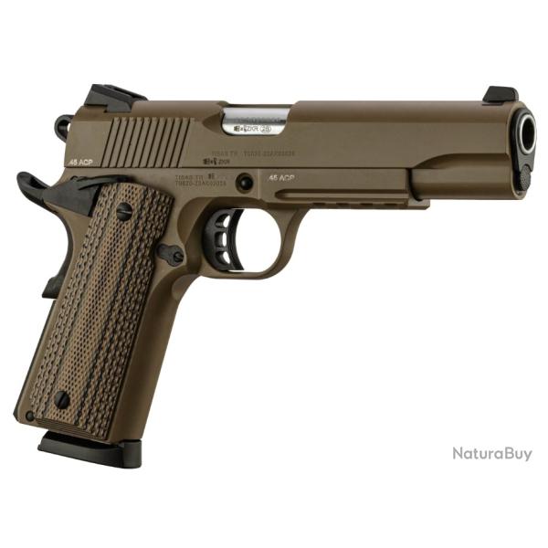 D�stockage Cat. B ! - TISAS - PISTOLET ZIG PC 1911 FDE CAL. 45ACP 5''