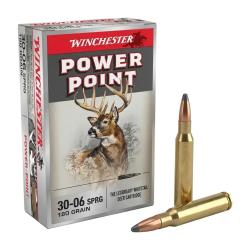 CARTON 30-06 PowerPoint 180 GRAINS WINCHESTER LIVRAISON OFFERTE