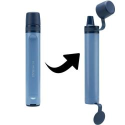 Paille filtre &agrave; eau Lifestraw Personal Peak Series bleue