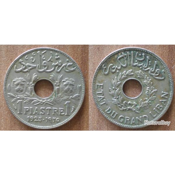 Etat du Grand Liban 1 Piastre 1925 Pi�ce