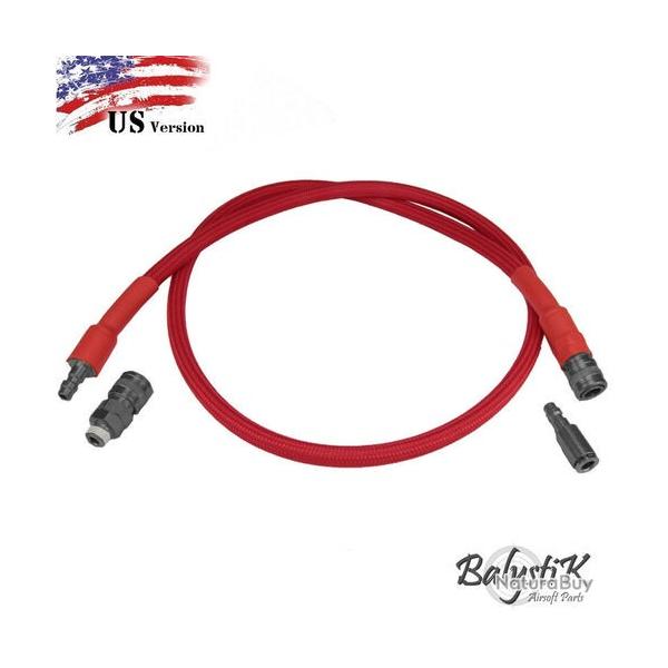 Ligne compl�te HPA tress�e ROUGE version US Balystik