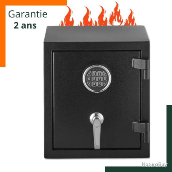 Coffre-fort anti feu - Norme UL 72 - Herm�tique - 24L - Noir - Garantie 2 ans