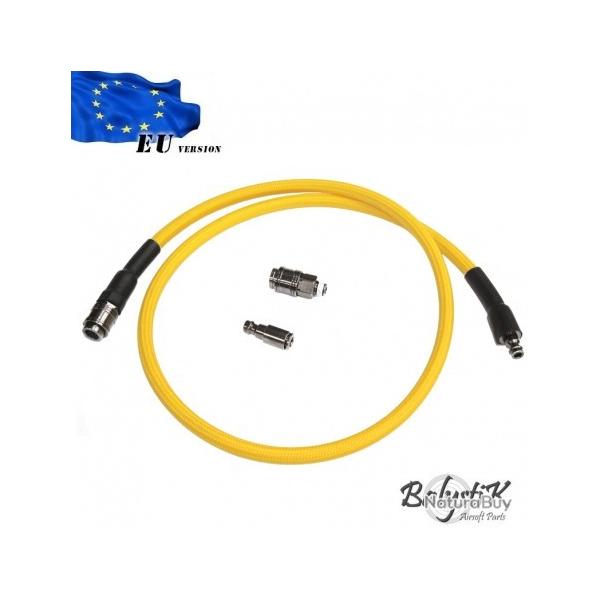 Ligne HPA haut d�bit EU nylon tress� JAUNE BALYSTIK