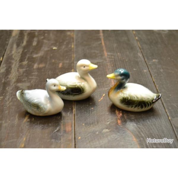 Poivri�re / sali�re sel poivre porcelaine forme de canard; d�co de table chasse nature