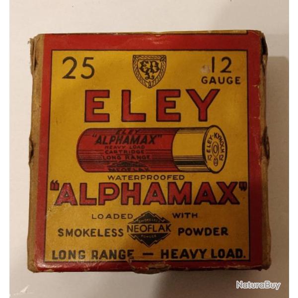 Bo�te cal 12 Eley Alphamax