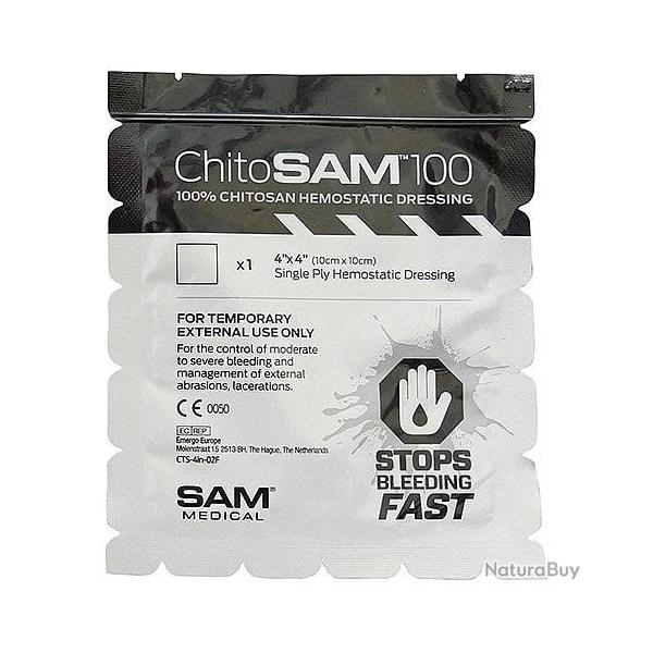 Pansement h�mostatique - Chito Sam 100 - 10 x 10 cm