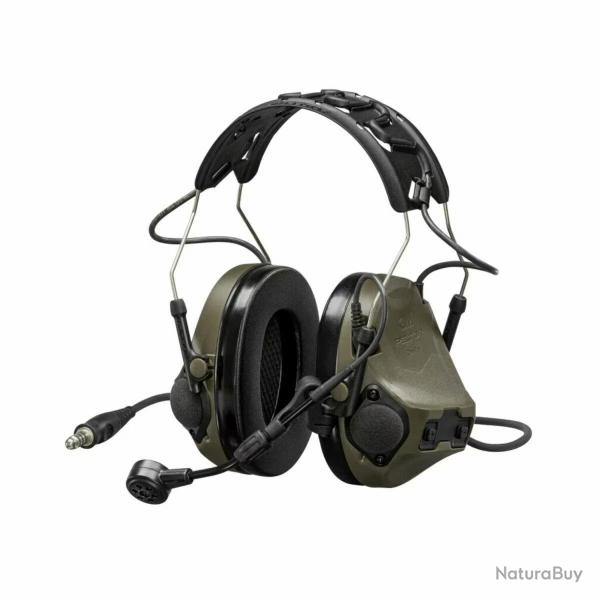 CASQUE PELTOR COMTAC VIII - GRIS - AVEC MICRO ET CABLE PELTOR (POUR PTT)