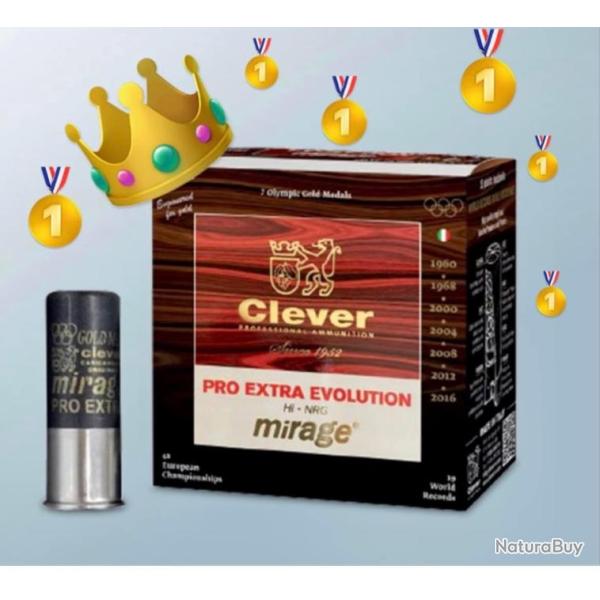 Lot 100 cartouches ( 4 bo�tes de 25 )T4 Clever Pro Extra Evo RS Line  28 g 7.5