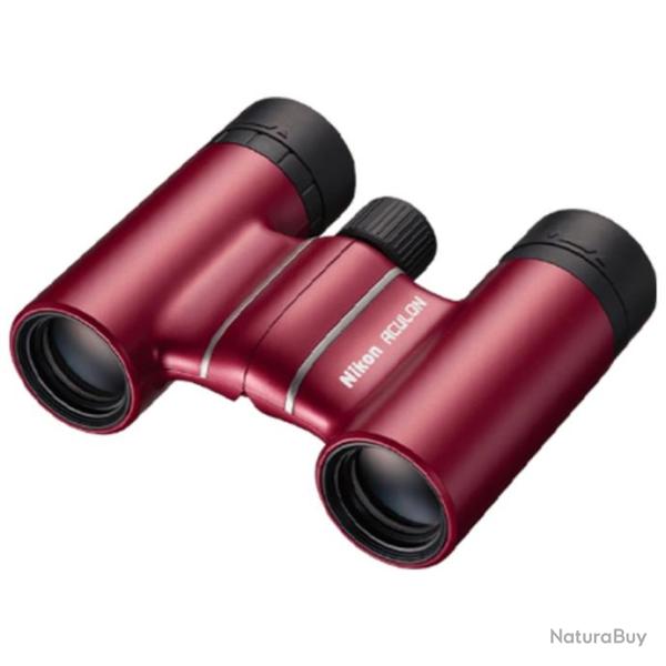 Nikon Aculon T02 10x21 Rouge | L�ger et Compact | Vue Claire et Brillante