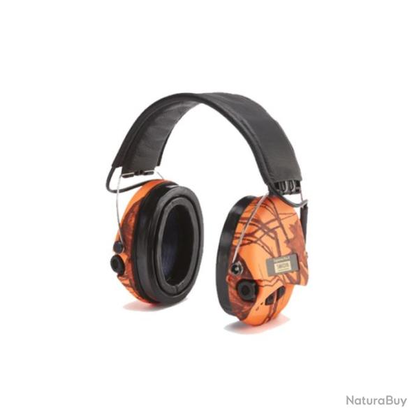 Sordin Supreme Pro X Casque | Led HV | �tanche et Num�rique | Haute Visibilit�