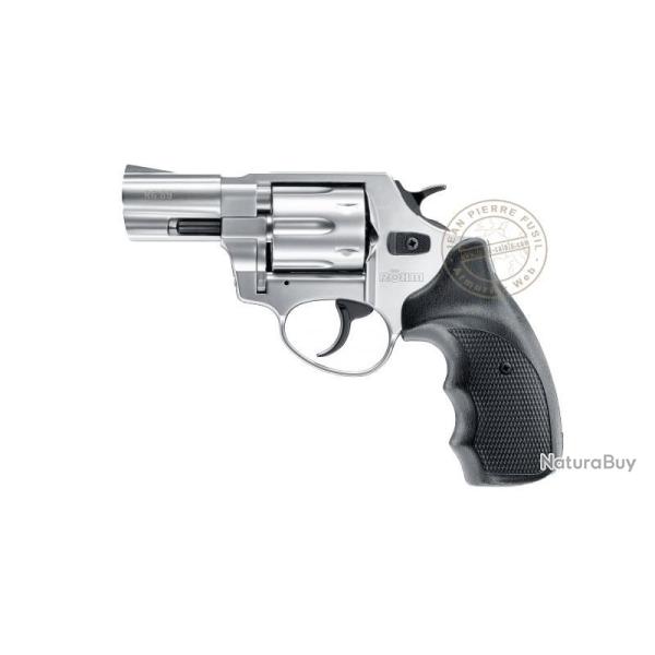 Revolver d'alarme � blanc ROHM RG89 - Cal. 380 (9mm RK) Chrome