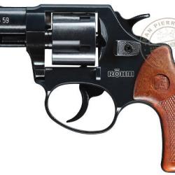Revolver d'alarme &agrave; blanc ROHM RG59 - Cal. 380 (9mm RK) Noir