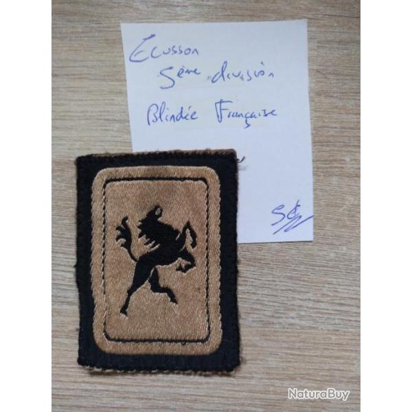 �cusson de manche de la 5eme Division Blind�e Fran�aise