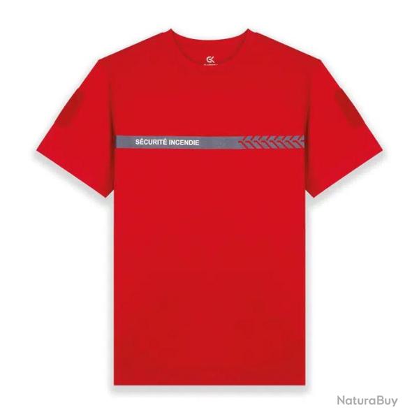 T shirt SECURITE INCENDIE GK Safetek��