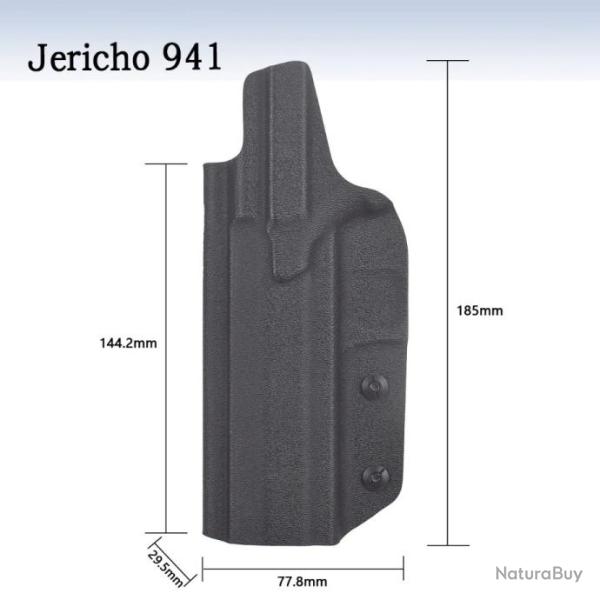 Holster Kydex IWB � l'int�rieur de la ceinture droitier - Jericho 941