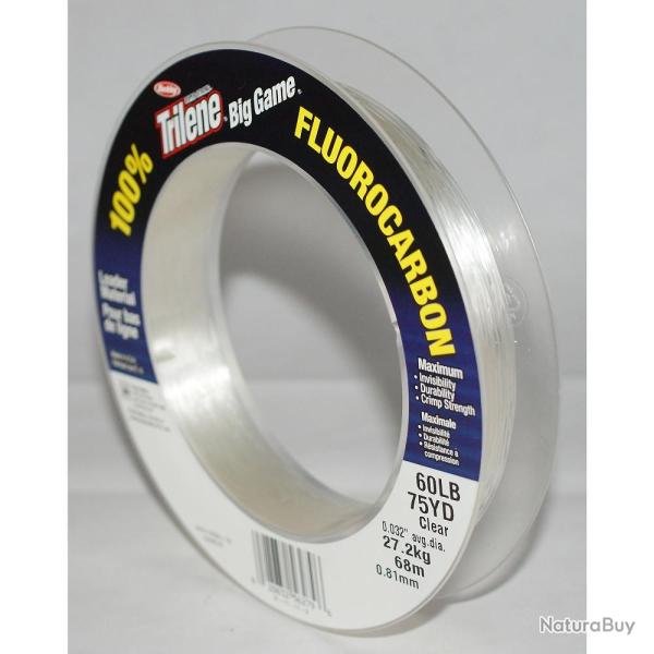 Fluorocarbone Gros diam�tre BERKLEY Tril�ne Big GAME 0.61mm