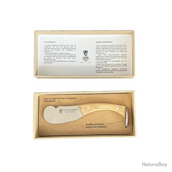 2889 Couteau � beurre debout de Claude Dozorme cm avec socle 12 cm