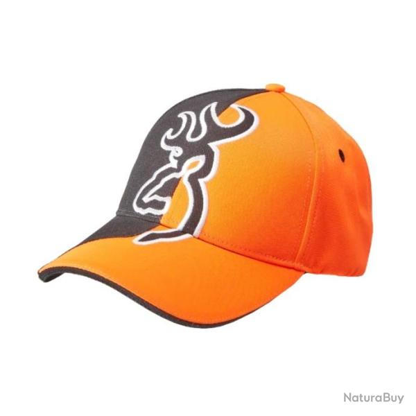 D�stockage ! - Casquette Browning Half Blaze Noire / Orange
