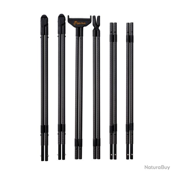 4 Stable Sticks ULTIMATE | Bipied en Carbone | R�glable H118�168