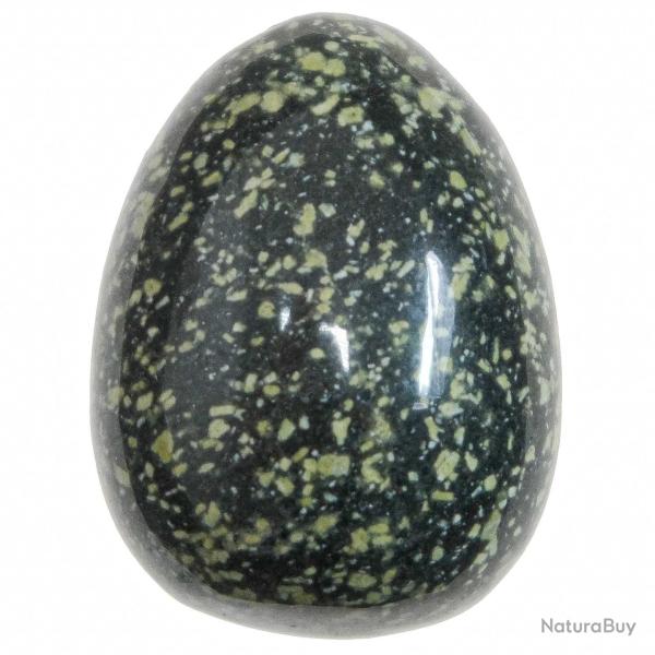 Oeuf en porphyre vert 4.8 cm