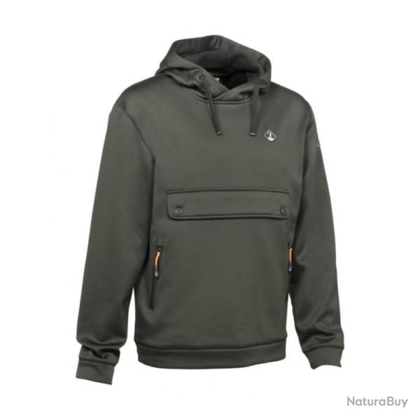 Sweat Capuche Kaki PERCUSSION