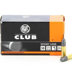 CARTOUCHES RWS CLUB CAL 22LR 40GR X50