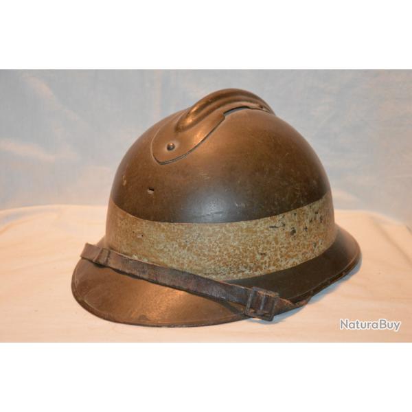 CASQUE ADRIAN Mle 1926 TRAIN CIRCULATION ROUTIERE-LIBERATION-2�WW-GUERRE 1939/1945