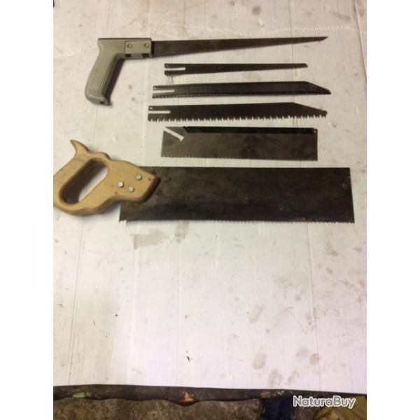Lot de scies � bois