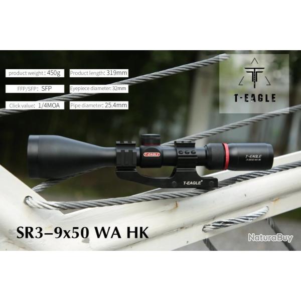 T-Eagle Lunette De Vis�e SR 3-9x50 WA HK Paiement en 3 ou 4 fois