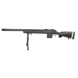 Fusil de précision SAS 04 type M24 SWS avec bipied - Noir - Swiss Arms