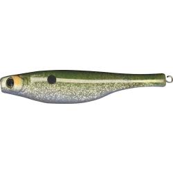 Leurre Souple Dartspin 4.5" Football Jig Head GLASS MINNOW - SILVER