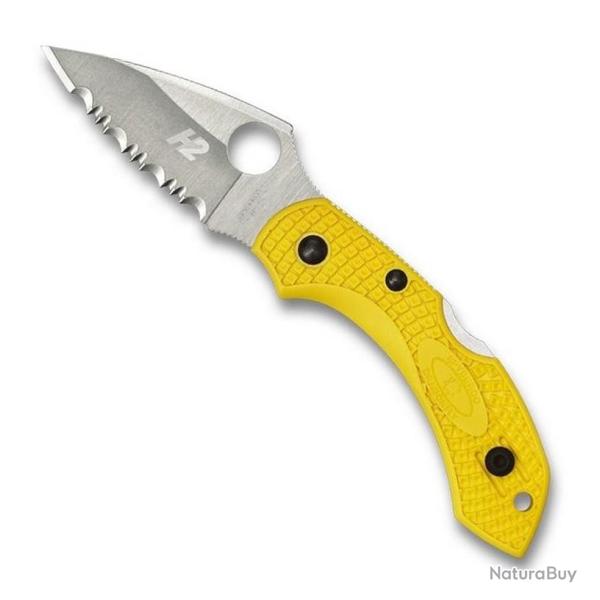 Couteau "Dragonfly 2 Salt", Lame dentel�e [Spyderco]