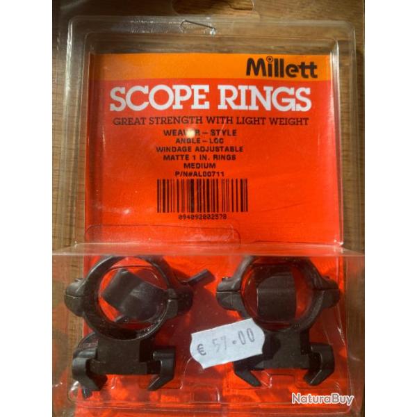 COLLIER MILLETT - Angle-Loc 25,4mm Medium