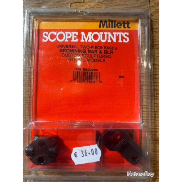 EMBASE 2 PI�CES MILLETT POUR BROWNING BAR / BLR