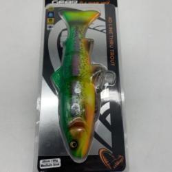 Leurre 4D LINE THRU TROUT 20cm/98g Savage gear vert jaune rose