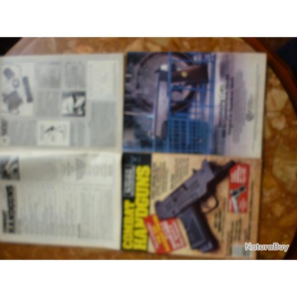lot de 28 revues am�ricaines "Combat Handgun"