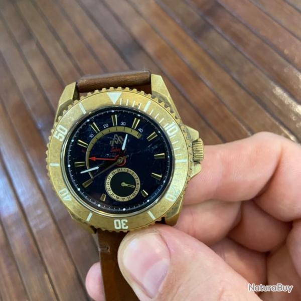 MONTRE ITALIENNE AUTOMATIC M MOVEMENT SUBAQEO �DITION LIMIT�E � 99 EXEMPLAIRES EN BRONZE