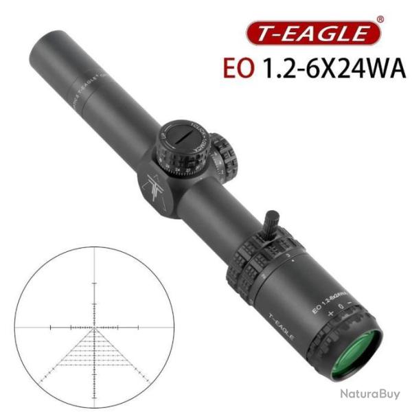 T-Eagle Lunette De Vis�e EO 1.2-6x24WA Paiement en 3 ou 4 fois -