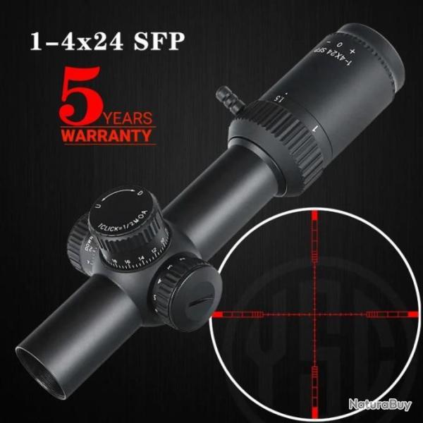Ohhunt Lunette De Vis�e 1-4x24 SFP Paiement en 3 ou 4 fois -
