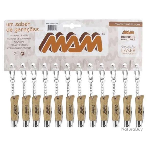 Lot de 12 canifs porte-cl�s [M.A.M.]
