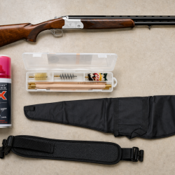 Pack Jeune chasseur ! Fusil de chasse superpos&eacute; Yildiz Plaine - Cal. 12/76 et accessoires