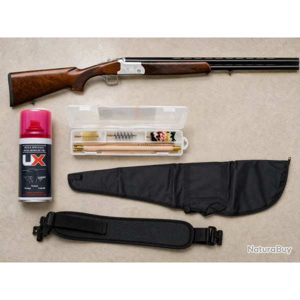 Pack Jeune chasseur ! Fusil de chasse superpos� Yildiz Plaine - Cal. 12/76 et accessoires
