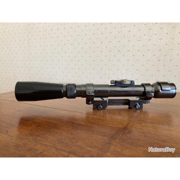 Lunette Voigtl�nder Braunschweig SKOPARETTE 4 x avec montage acier d�rivable pour rail de 11 mm