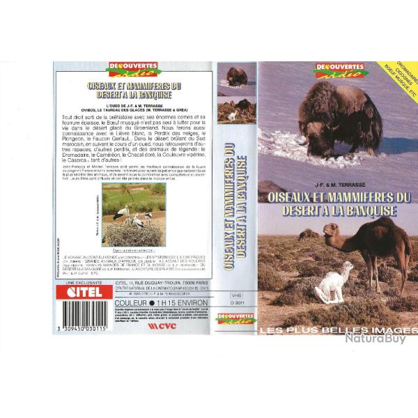 Collection Animali�re de 5 VHS " J.F & M. TERRASSE "