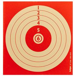 Cibles carton rouges 10x10 cm par 100