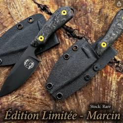 Couteau White River M1 BackPacker Pro - &Eacute;dition Limit&eacute;e 2024 (CPM-MagnaCut, PVD Noir & Fibre de Carb