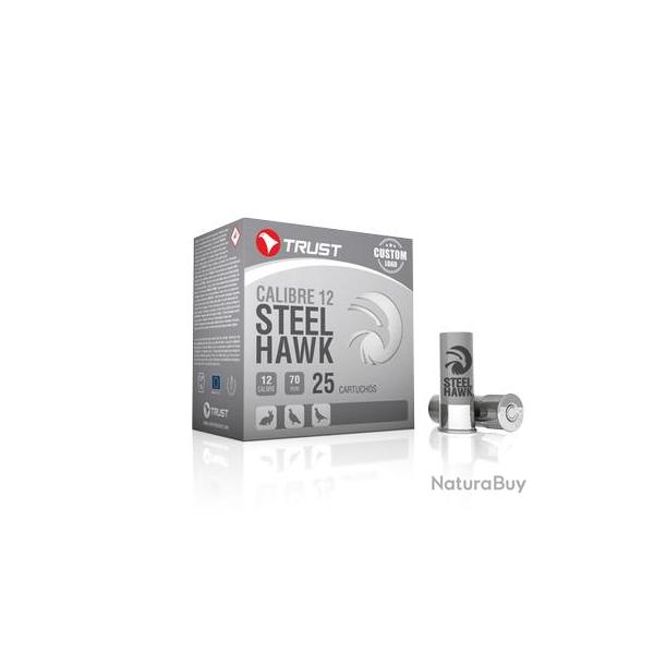 Cartouches acier Steel Hawk Caza 32grs Pb5 - TRUST