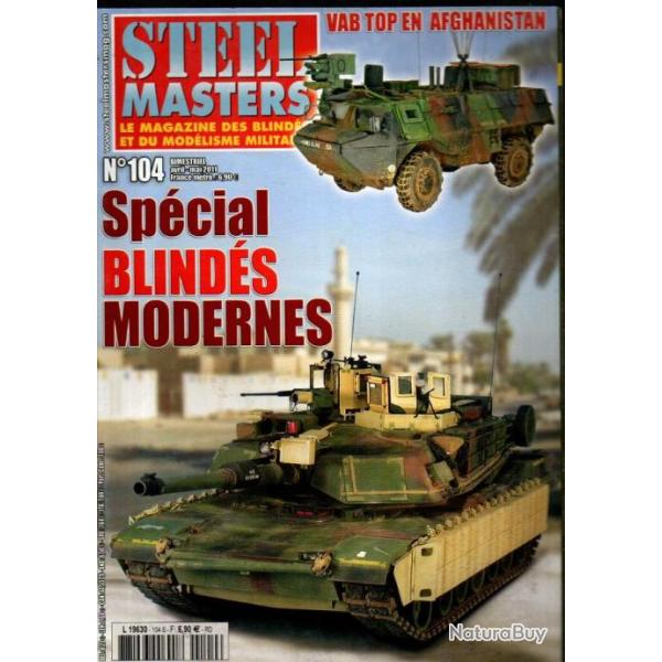steel masters 104 sp�cial blind�s modernes, humvee, amx, bradley, abrams, vab,